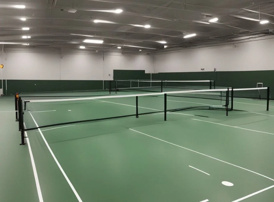 what is the difference between pickleball and tennis court